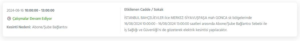 İstanbullular dikkat! Bugün bu ilçelerde elektrikler kesilecek 27